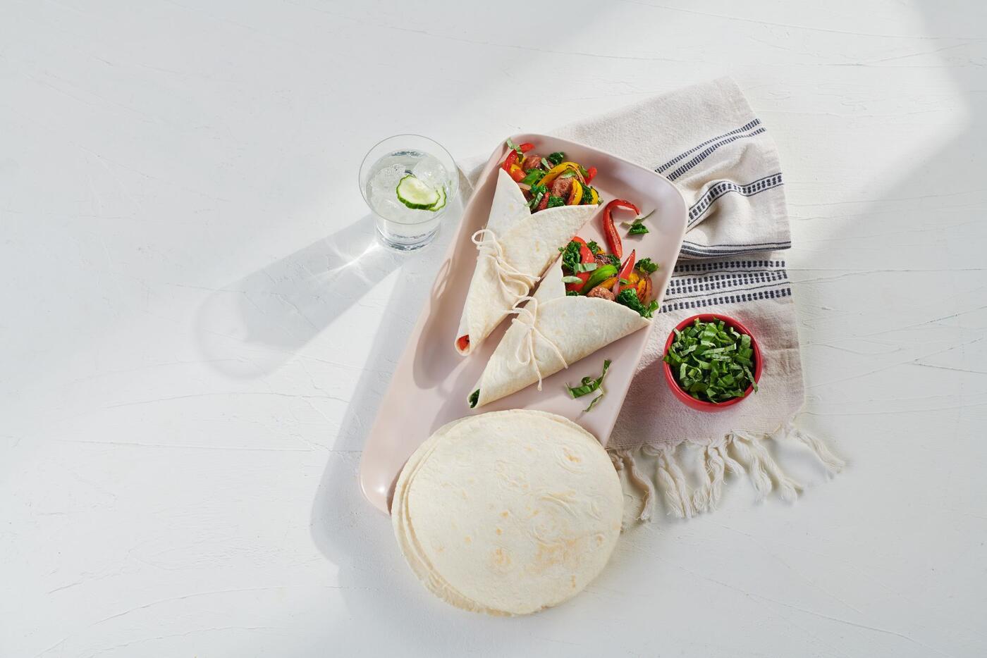 Keto Sausage and Peppers Wrap Feed Good Rewards